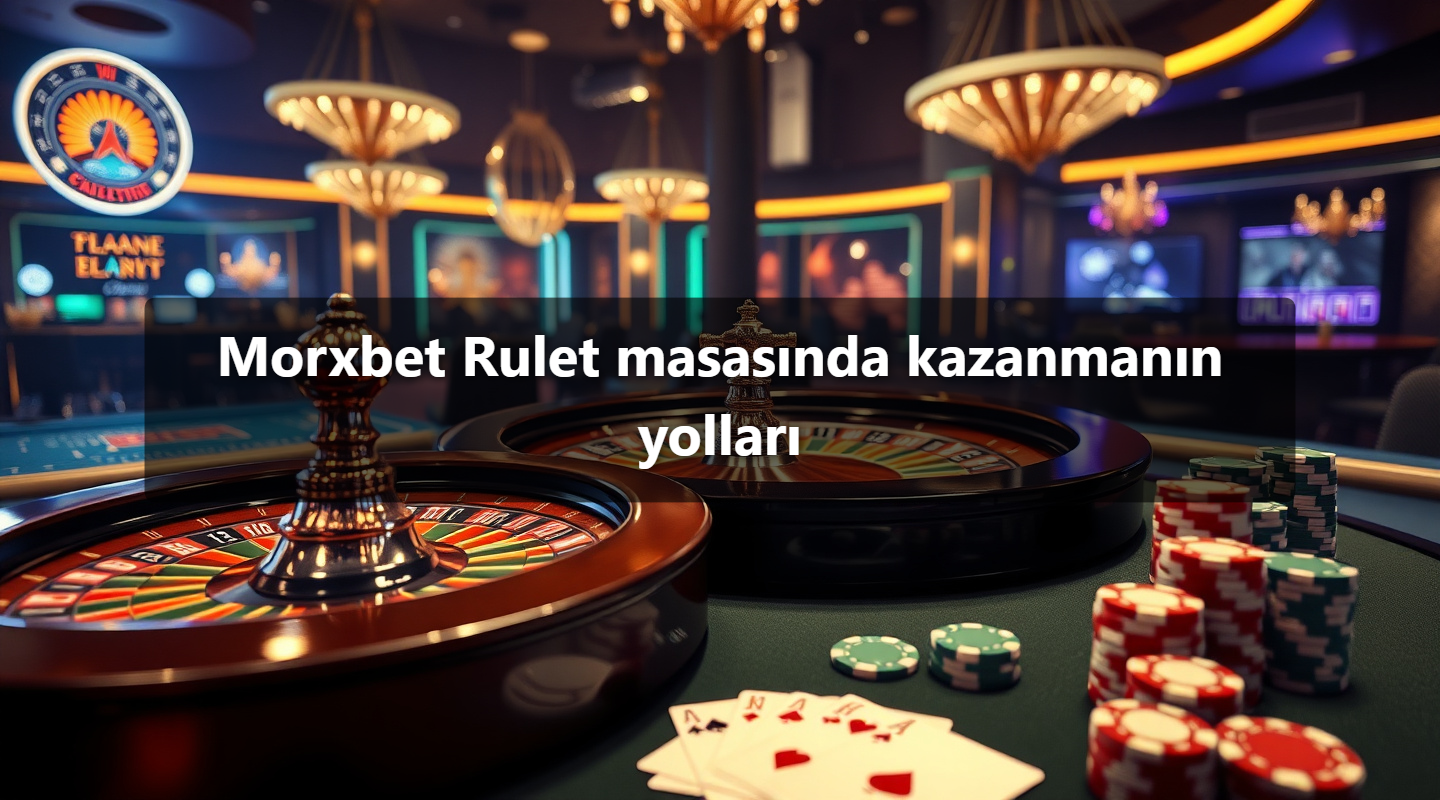Morxbet Rulet masasında kazanmanın yolları